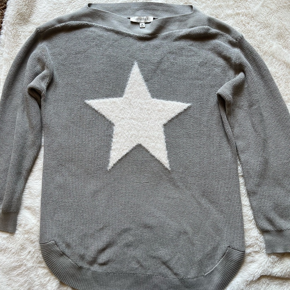 Gray Star Sweater